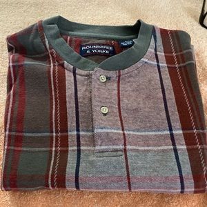 Roundtree & Yorke long sleeve knit shirt.